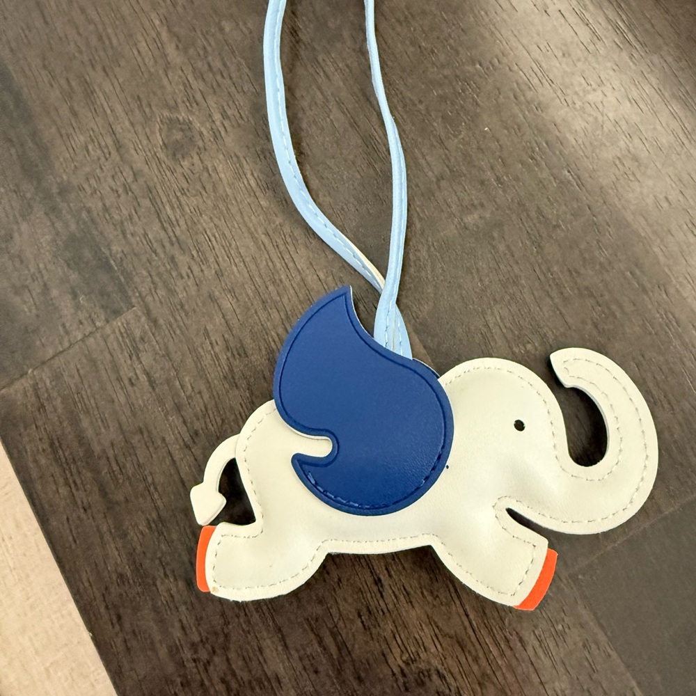 Elephant Shaped Bag Charm